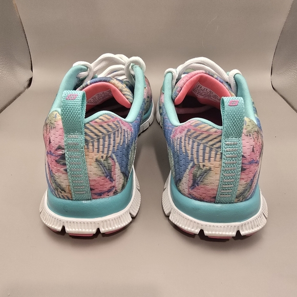 SKECHERS 12061 Flex Appeal Lightweight Flex Sole Running Shoe AquaMint Size 6.5. - Picture 6 of 12